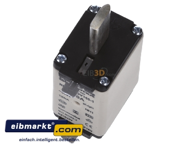 Ansicht oben vorne Mersen 1F169. NH-ZERO-Sicherungseinsatz Gr.1, 160A AC500V 