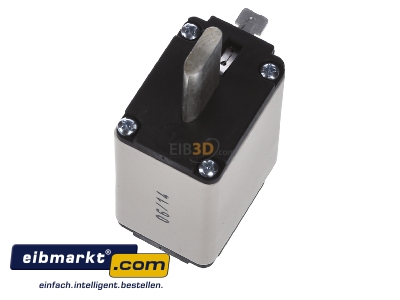 Ansicht oben hinten Mersen 1F169. NH-ZERO-Sicherungseinsatz Gr.1, 160A AC500V 