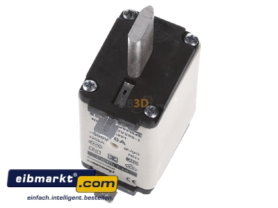 Ansicht oben vorne Mersen NH1GG50V250-1 NH-ZERO-Sicherungseinsatz Gr.1, 250A AC500V 