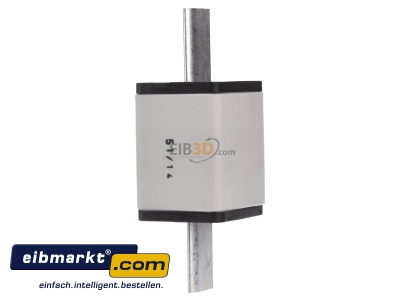 Ansicht hinten Mersen 1F283. NH-ZERO-Sicherungseinsatz Gr.2, 400A AC500V 