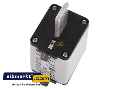 Ansicht oben vorne Mersen 1F283. NH-ZERO-Sicherungseinsatz Gr.2, 400A AC500V 