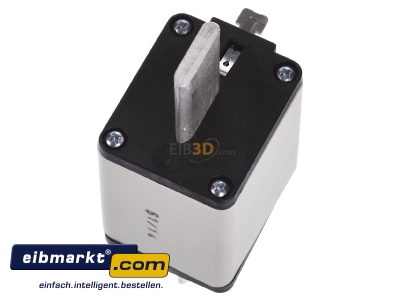 Ansicht oben hinten Mersen 1F283. NH-ZERO-Sicherungseinsatz Gr.2, 400A AC500V 