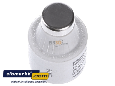 Ansicht oben links Mersen DIIIGG50V32 D-Sicherungseinsatz D III, 32A schwarz 