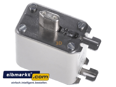 Ansicht oben links Siemens Indus.Sector 3NA3814-7 NH-Sicherungseinsatz Gr.00,35A, 500V 