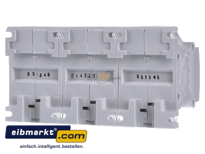 Back view Siemens Indus.Sector 5SF5268 Diazed fuse base 3xDIII 63A 

