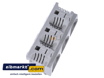 Ansicht oben links Siemens Indus.Sector 5SF5268 Diazed-Sicherungssockel 3pol. DIII 3x63A E33 