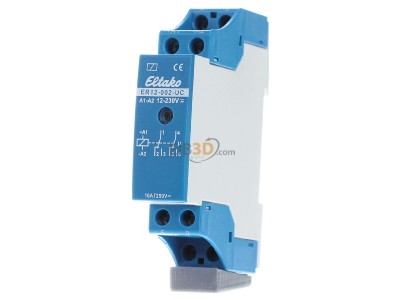 Front view Eltako ER12-002-UC Installation relay 230...8VAC/DC 
