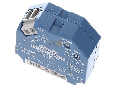 View up front Eltako ESR61NP-230V+UC Latching relay 8...230V AC 
