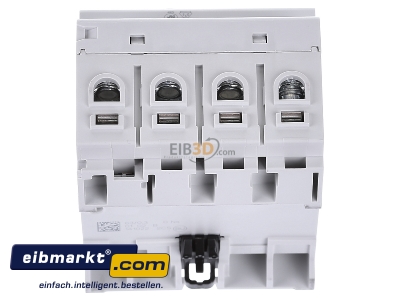 Top rear view ABB Stotz S&J FI F204A-63/0,3li Residual current breaker 4-p 63/0,3A
