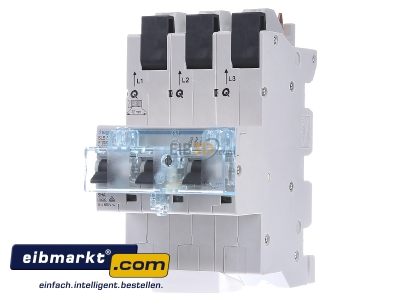Front view Hager HTS335E Selective mains circuit breaker 3-p 35A
