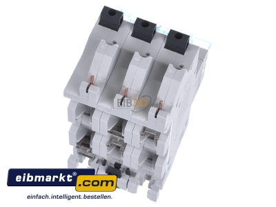 Top rear view Hager HTS340E Selective mains circuit breaker 3-p 40A
