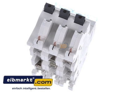 Top rear view Hager HTS350E Selective mains circuit breaker 3-p 50A
