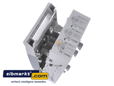 Ansicht oben rechts Rittal 9343110 NH1-Sicherungslasttrenner 3p. Schraube M8 SV 9343.110