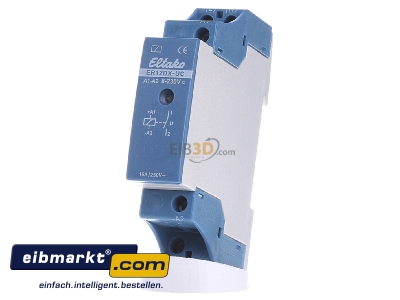 Front view Eltako ER12DX-UC Installation relay 8...230VAC/DC - 
