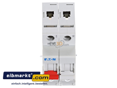 View up front Eaton (Installation) PXL-B10/1N Miniature circuit breaker 1-p B10A 
