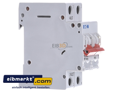 View on the left Eaton (Installation) PXL-B10/2 Miniature circuit breaker 2-p B10A 
