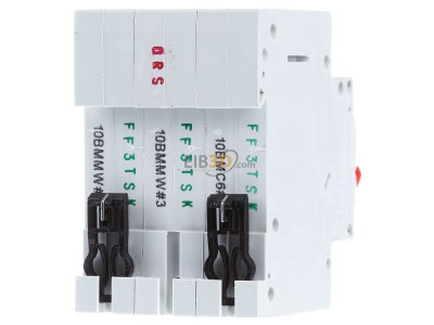 Back view Eaton PXL-B10/3 Miniature circuit breaker 3-p B10A 
