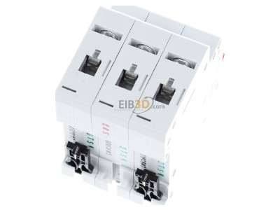 Top rear view Eaton PXL-B10/3 Miniature circuit breaker 3-p B10A 
