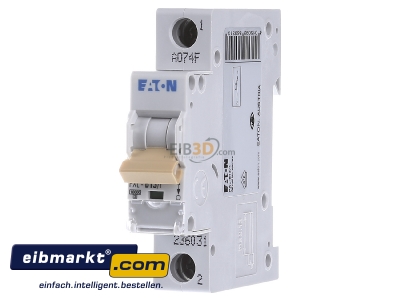 Front view Eaton (Installation) PXL-B13/1 Miniature circuit breaker 1-p B13A - 
