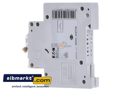 View on the right Eaton (Installation) PXL-B13/1 Miniature circuit breaker 1-p B13A - 
