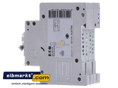 View on the right Eaton (Installation) PXL-B13/1N Miniature circuit breaker 1-p B13A 
