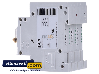 View on the right Eaton (Installation) PXL-B13/3 Miniature circuit breaker 3-p B13A - 
