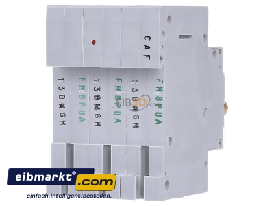 Back view Eaton (Installation) PXL-B13/3 Miniature circuit breaker 3-p B13A - 
