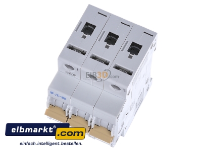 View up front Eaton (Installation) PXL-B13/3 Miniature circuit breaker 3-p B13A - 
