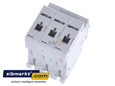 Top rear view Eaton (Installation) PXL-B13/3 Miniature circuit breaker 3-p B13A - 

