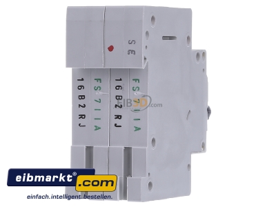 Back view Eaton (Installation) PXL-B16/2 Miniature circuit breaker 2-p B16A
