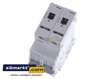 View up front Eaton (Installation) PXL-B16/2 Miniature circuit breaker 2-p B16A
