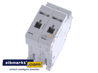 Top rear view Eaton (Installation) PXL-B16/2 Miniature circuit breaker 2-p B16A
