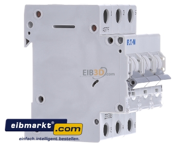 View on the left Eaton (Installation) PXL-B16/3 Miniature circuit breaker 3-p B16A 
