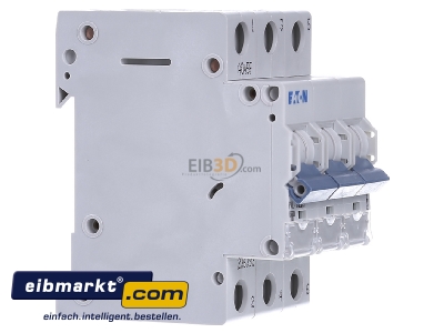 View on the left Eaton (Installation) PXL-B20/3 Miniature circuit breaker 3-p B20A - 
