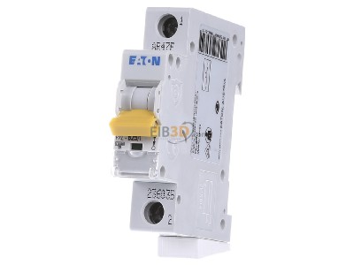 Frontansicht Eaton PXL-B25/1 LS-Schalter m.Beschrift. B 25A, 1p 