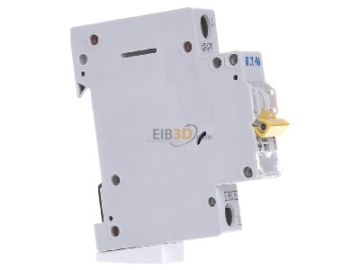Ansicht links Eaton PXL-B25/1 LS-Schalter m.Beschrift. B 25A, 1p 