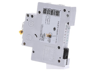 Ansicht rechts Eaton PXL-B25/1 LS-Schalter m.Beschrift. B 25A, 1p 