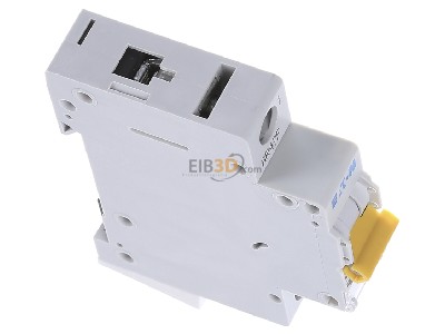 Ansicht oben links Eaton PXL-B25/1 LS-Schalter m.Beschrift. B 25A, 1p 