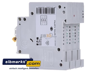 View on the right Eaton (Installation) PXL-B25/3 Miniature circuit breaker 3-p B25A - 
