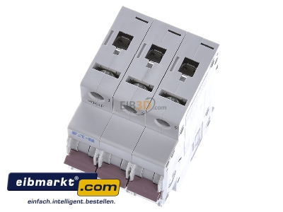View up front Eaton (Installation) PXL-B32/3 Miniature circuit breaker 3-p B32A 
