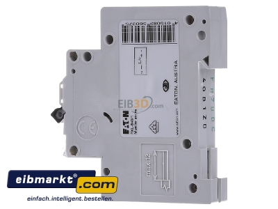 View on the right Eaton (Installation) PXL-B40/1 Miniature circuit breaker 1-p B40A
