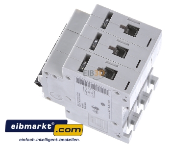 View top right Eaton (Installation) 236404 Miniature circuit breaker 3-p B40A
