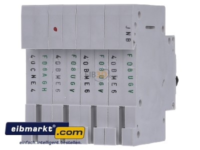 Back view Eaton (Installation) PXL-B40/3N Miniature circuit breaker 3-p B40A
