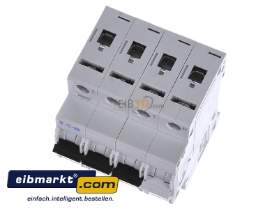 View up front Eaton (Installation) PXL-B40/3N Miniature circuit breaker 3-p B40A
