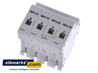 Top rear view Eaton (Installation) PXL-B40/3N Miniature circuit breaker 3-p B40A
