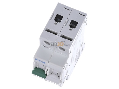 View up front Eaton PXL-B6/1N Miniature circuit breaker 2-p B6A 

