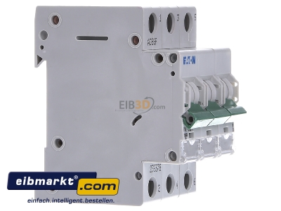 Ansicht links Eaton (Installation) PXL-B6/3 LS-Schalter m.Beschrift. B 6A, 3p 
