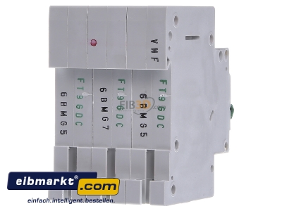 Ansicht hinten Eaton (Installation) PXL-B6/3 LS-Schalter m.Beschrift. B 6A, 3p 
