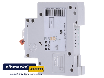 View on the right Eaton (Installation) PXL-B63/1 Miniature circuit breaker 1-p B63A 
