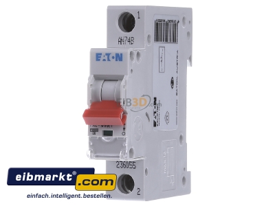 Front view Eaton (Installation) PXL-C10/1 Miniature circuit breaker 1-p C10A
